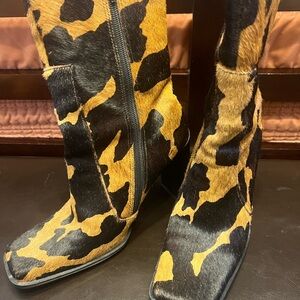 Mango Pony Hair Boots